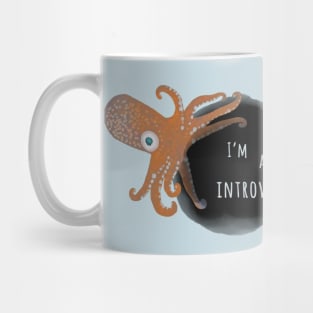 Introvert T-Shirt, Inking Squid Mug